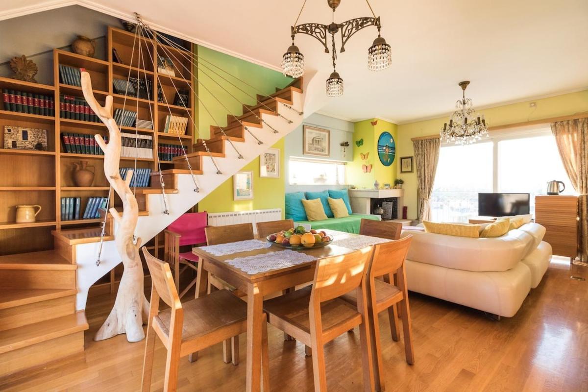 A Luxury Maisonette With Sea View Piræus Eksteriør billede